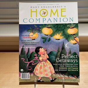 Mary Engelbreit Home Companion Magazine & Ann Estelle Paper Doll Aug/Sept 2000